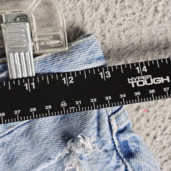 Agolde Size 24 Womens Shorts Button Fly Distress Cut Off Actual 26x2 - Picture 5 of 11